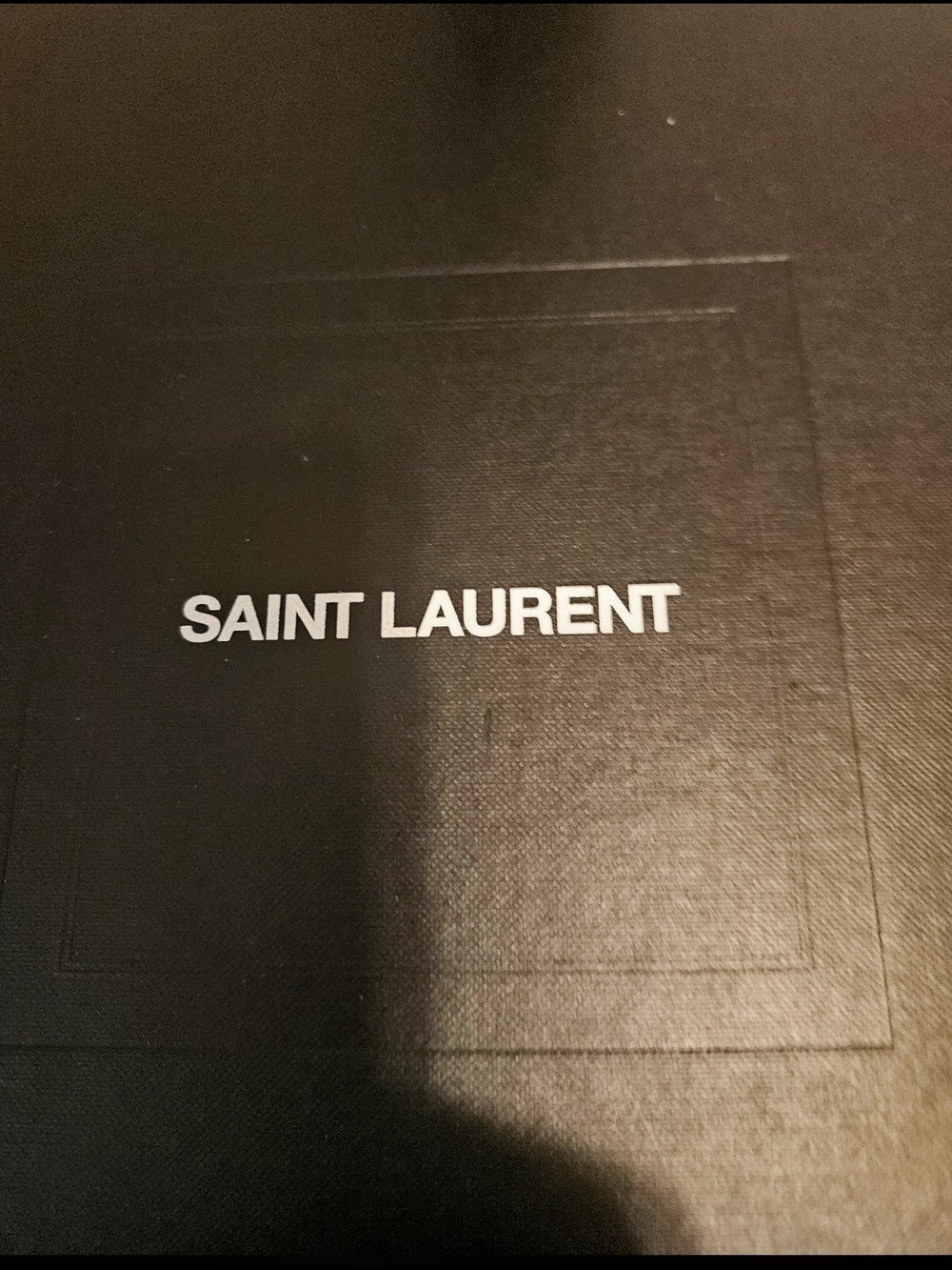 Saint Laurent Black Patent Leather YSL Logo Ankle-Strap Heels - Picture 6 of 6